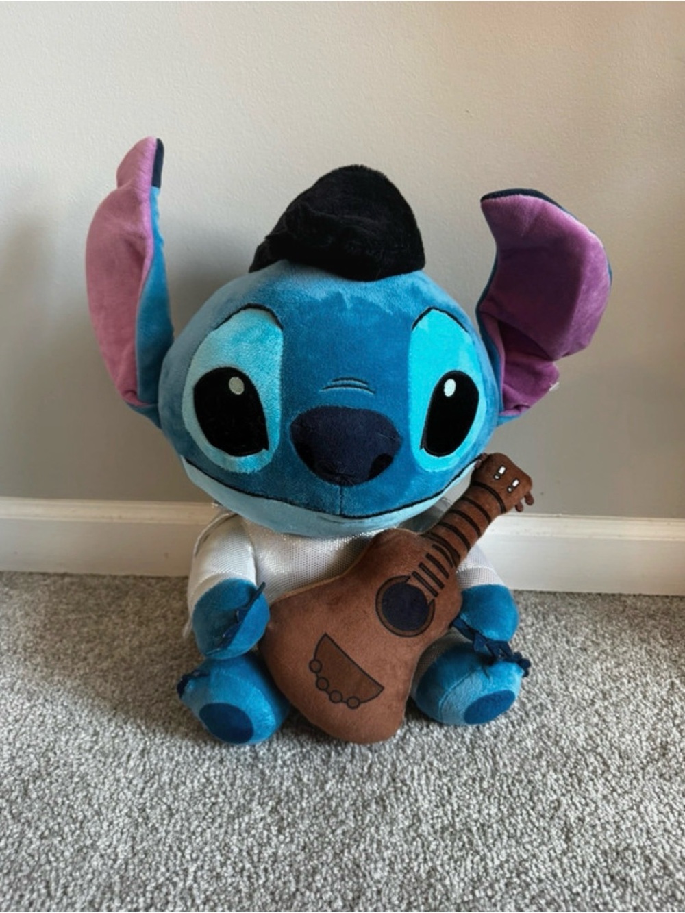 Disney Elvis Stitch HugMe Vibrating Plush Doll